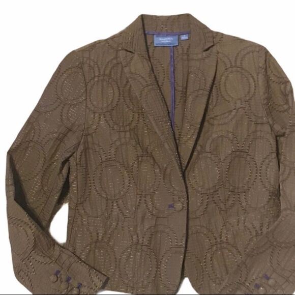 Simply Vera SMALL Taupe One Button Jacket - Picture 1 of 4